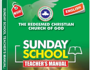RCCG Sunday School TEACHERS Manual 29th October 2023