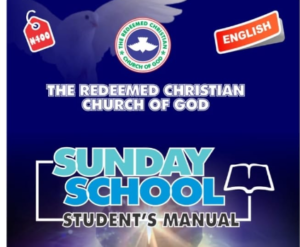 RCCG Sunday School Student Manual 5th November 2023