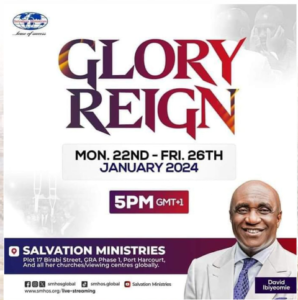 Glory Reign 2024 Live Broadcast with Pastor David Ibiyeomie (Salvation Ministries)