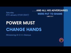 MFM POWER MUST CHANGE HANDS JANUARY 2024 PRAYERS