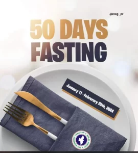 RCCG Fasting And Prayer Points 11th January 2024 - Day 1