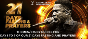 Streams of Joy International/NSPPD 21 Days Fasting And Prayers for 2024