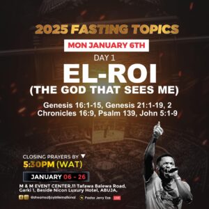 NSPPD Fasting And Prayer 6 January 2025 — Day 1 Prayer Points NSPPD Fasting And Prayer 6 January 2025 — Day 1 Prayer Points