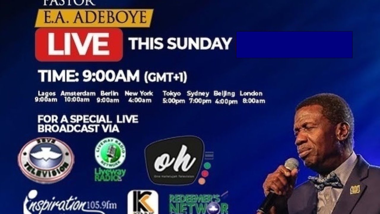 RCCG Live Sunday 24 October 2021 Special Service | Pastor E.A. Adeboye