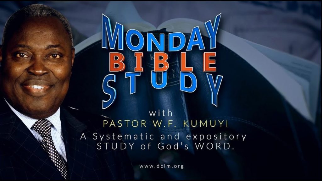 DCLM Bible Study 4 May 2020 by Pastor W. F. Kumuyi