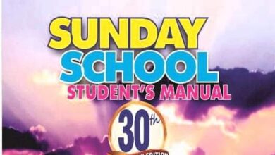 RCCG Sunday School Student Manual || 28th August 2022