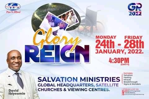 2022 Glory Reign Live Day 3 with David Ibiyeomie | January 26