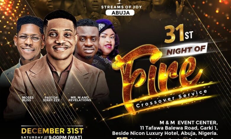 Streams of Joy Crossover 2022 | 31st Night of Fire December 2022 Service