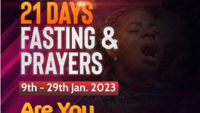 Streams of Joy 21 Days Fasting And Prayer 28th January 2023