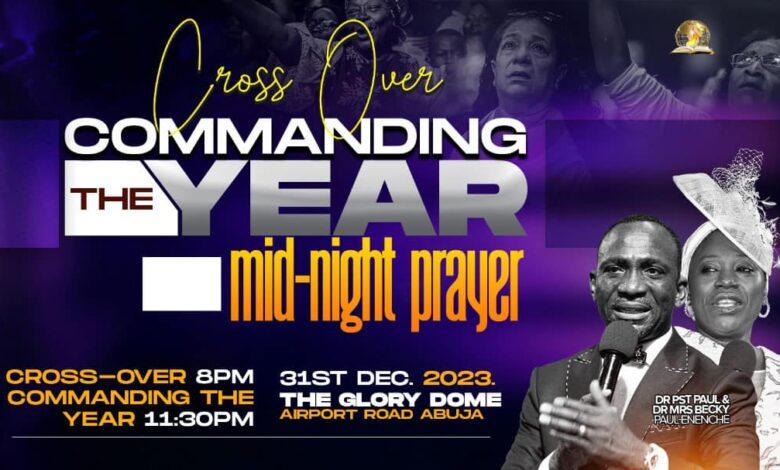 Dunamis Crossover Night 31st December 2023 at Glory Dome