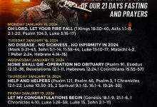NSPPD 21Days Fasting And Prayer 18 January 2024 – Day 11