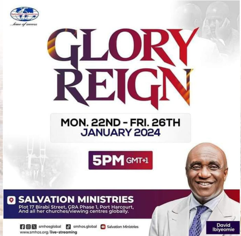 Glory Reign 2024 Live Broadcast with Pastor David Ibiyeomie (Salvation Ministries)