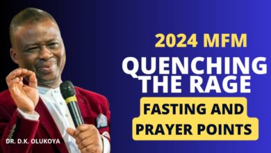 MFM Quenching The Rage: 7th February 2024 Prayer Points