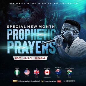 NSPPD New Month Prayer 1st July 2024 (Prophetic Declaration)