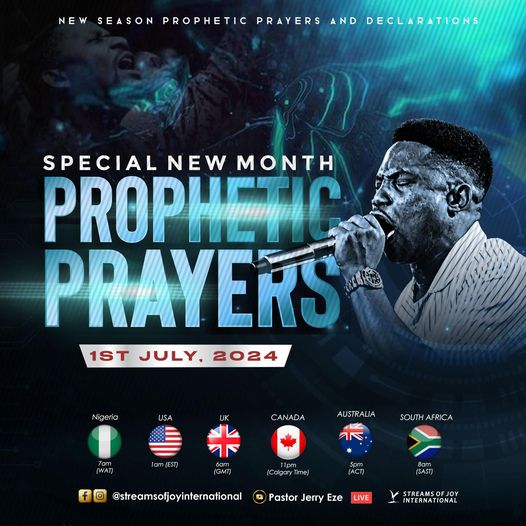 NSPPD New Month Prayer 1st July 2024 (Prophetic Declaration)