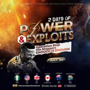 NSPPD 30 July 2024 Live Prayer || 2Days of Power And Exploits