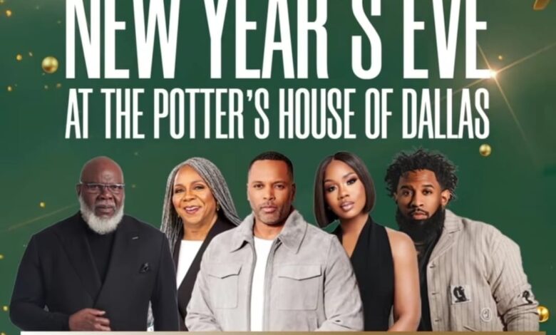 New Year’s Eve Potter’s House of Dallas (31st December 2024) TD Jakes