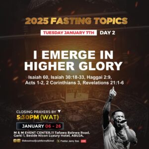NSPPD/Streams of Joy Fasting 7th January 2025 || Day 2 Prayers