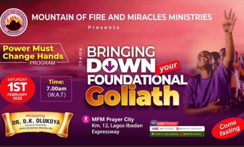 MFM February 2025 PMCH, Power Must Change Hands Prayers