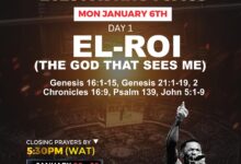 NSPPD Fasting And Prayer 6 January 2025 — Day 1 Prayer Points