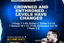 NSPPD Fasting And Prayer 14 January 2025 — Day 9 Prayer Points