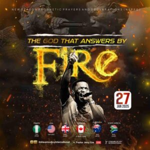 NSPPD Live 27 January 2025 Today Prayer || 5Days of The God That Answers By Fire