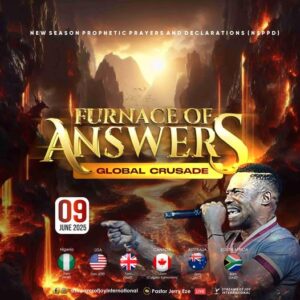 NSPPD Today 9 June 2025 Live Prayer || Furnace of Answers Global Crusade