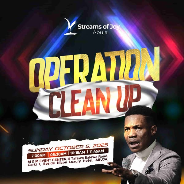 Streams of Joy Live Sunday 5th October 2025 | Pastor Jerry Eze