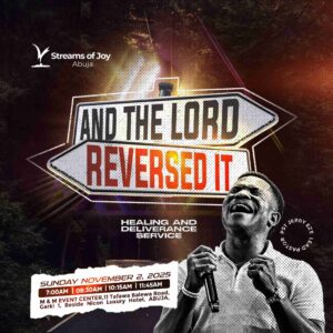 Streams of Joy Live Sunday 2nd November 2025 | Pastor Jerry Eze