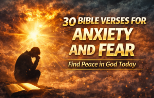 30 Bible Verses for Anxiety and Fear (Find Peace in God Today)