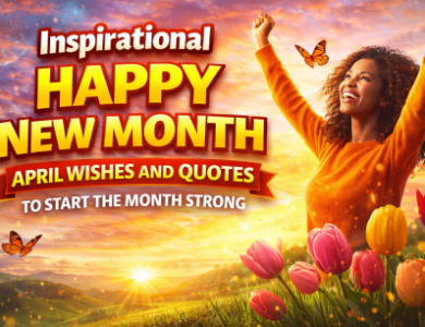 50 Inspirational Happy New Month April Wishes and Quotes to Start the Month Strong