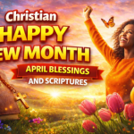 Christian Happy New Month April Blessings and Scriptures