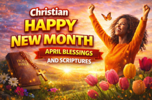 Christian Happy New Month April Blessings and Scriptures