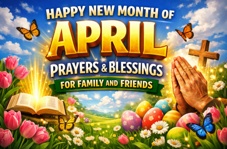 40 Happy New Month of April Prayers and Blessings for Family and Friends