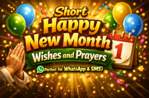 Short Happy New Month April Wishes and Prayers (Perfect for WhatsApp & SMS)
