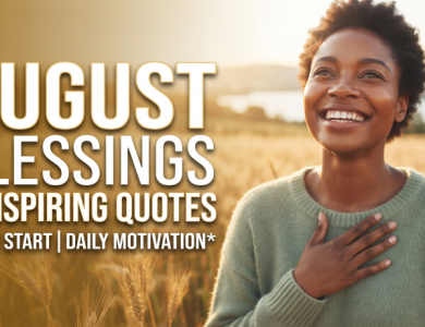 Fresh Starts: Inspiring New Month Quotes and Blessings for August