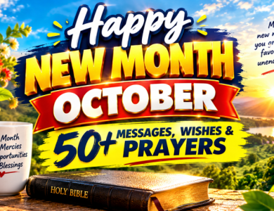 Happy New Month October 2026 | 50+ Messages, Wishes & Prayers